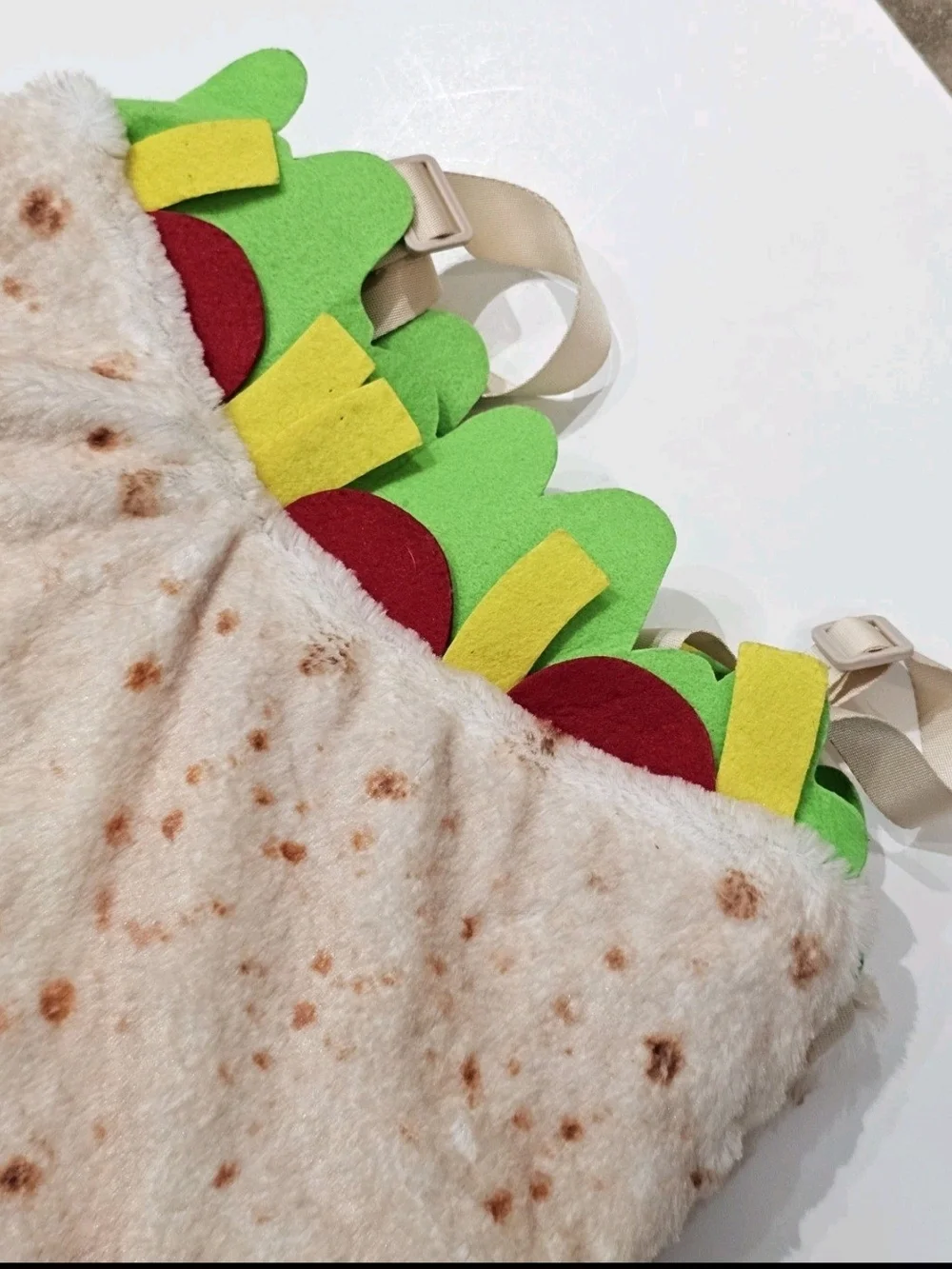 Justice Neato Burrito Plush/shimmer Pullover Adjustable Kids